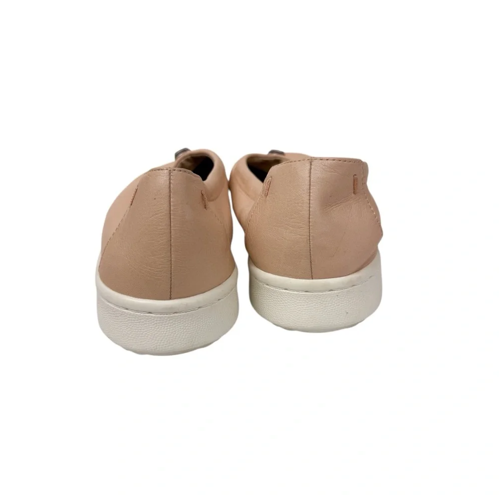 Eileen Fisher Sydney Washed Leather Sneaker‎ Blush Pink Pull On Womens Size 8.5
